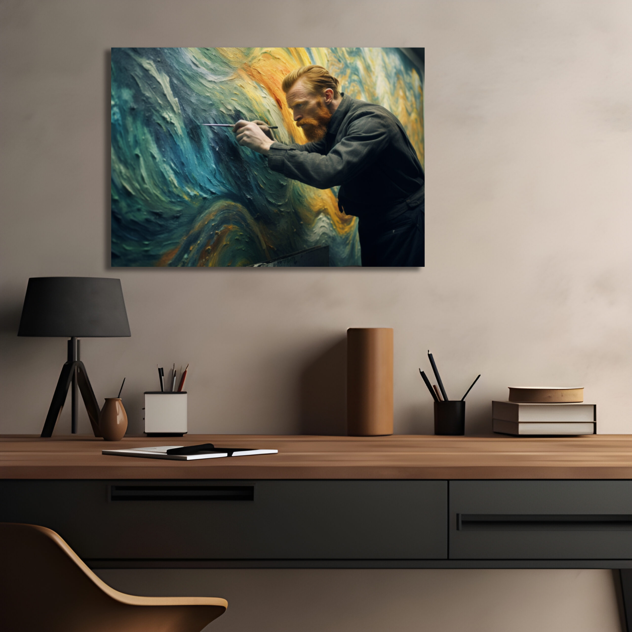 梵谷牆畫《金屬海報》：圖片 5