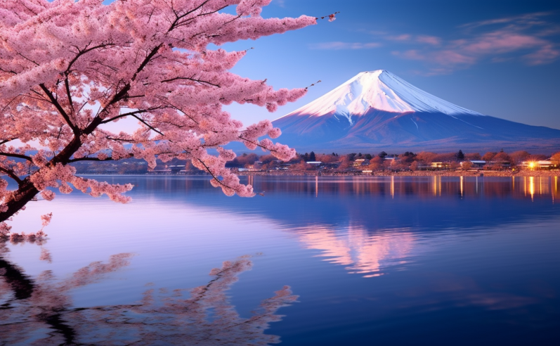 櫻與富士《金屬海報》：圖片 1