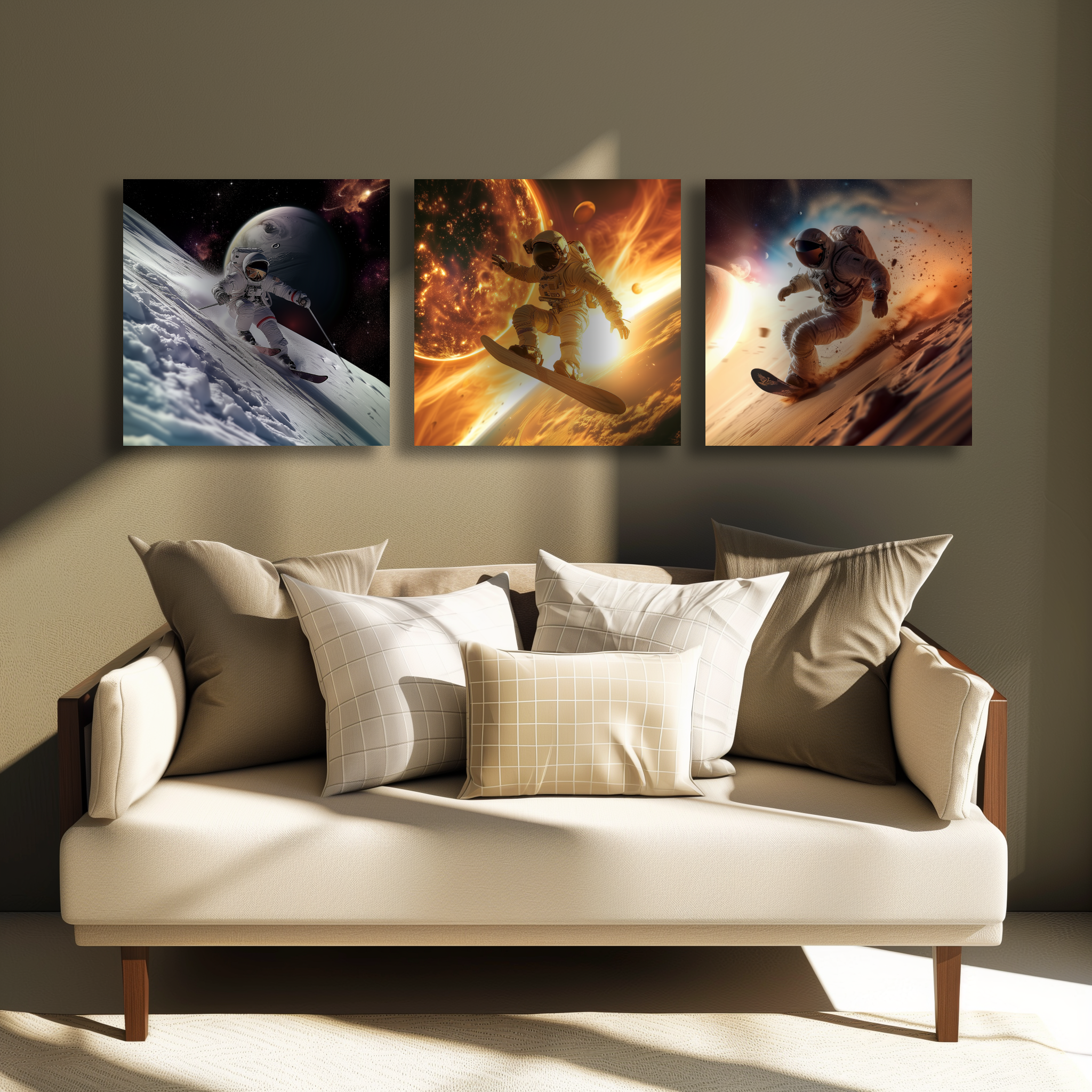 太空滑雪《金屬海報》：圖片 2